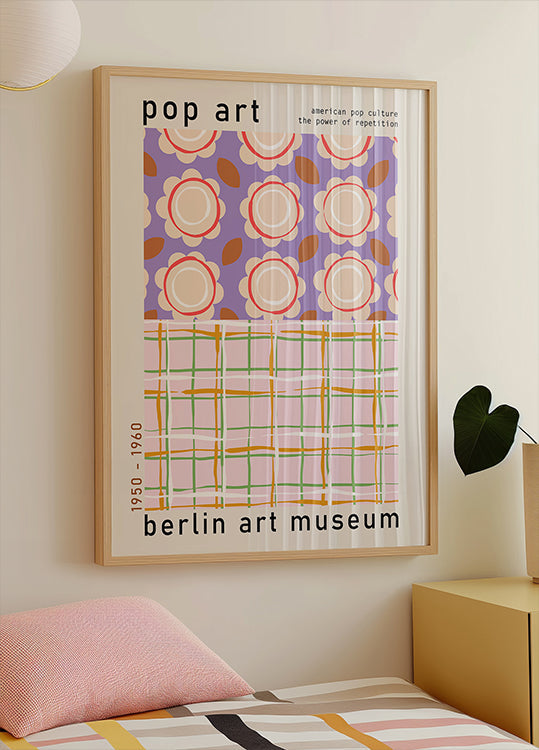 Poster pop art del Museo d'arte di Berlino