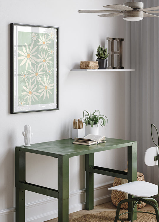 Petali sul poster di salvia