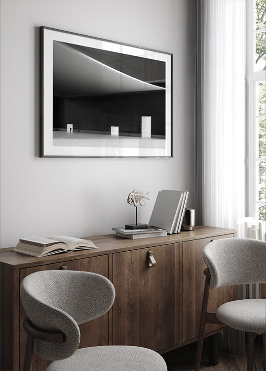 Poster di porte bianche