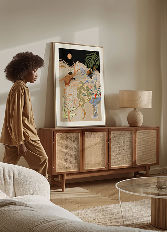 Locandina della danza al chiaro di luna