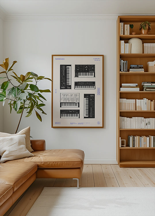 Poster dei sintetizzatori