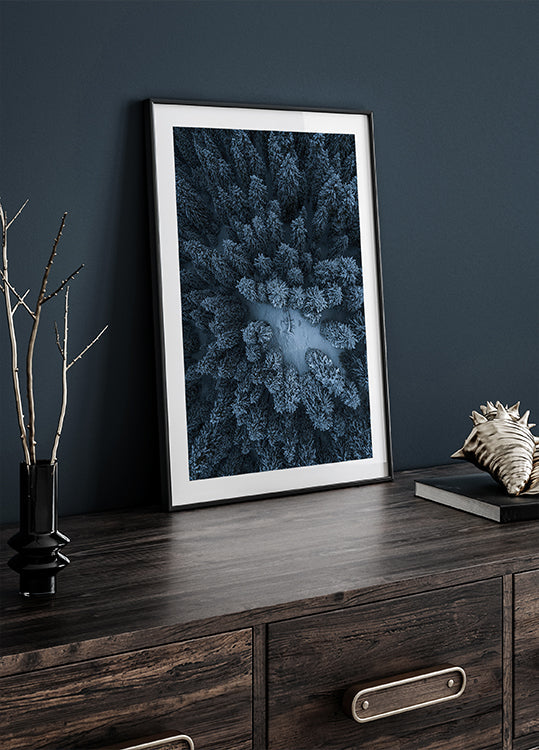 Poster Texture della foresta