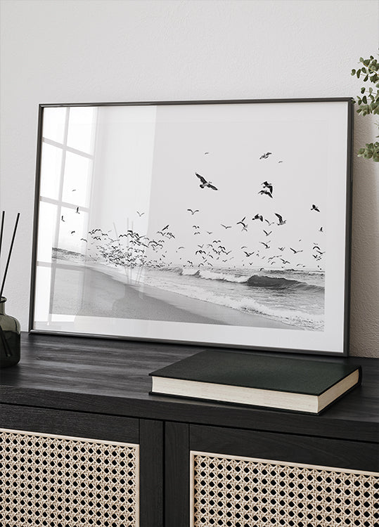 Paesaggio marino in bianco e nero (NUOVO)