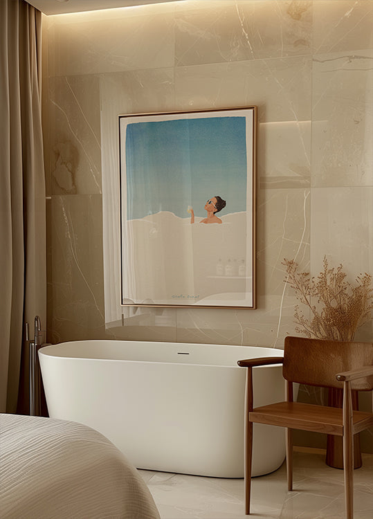 Poster di bagnoschiuma