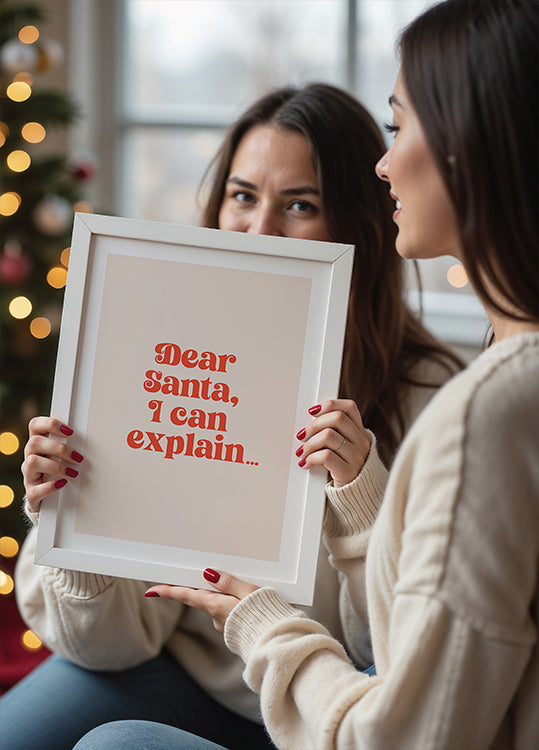 Caro Babbo Natale, posso spiegarti il ​​poster