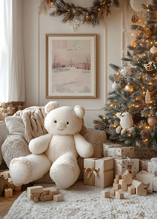 Poster Vögel im Winter