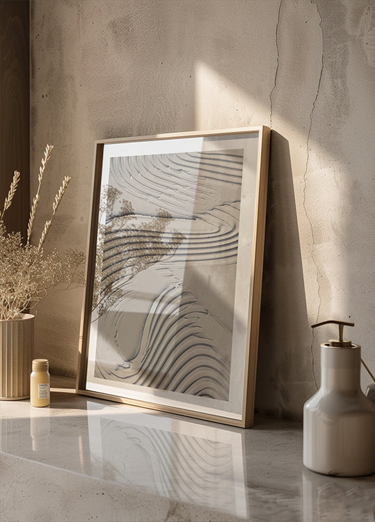 Poster Beige Texture Fango 14