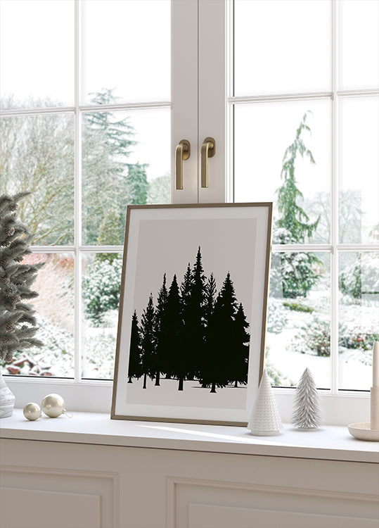 Tannenwald (dark) Plakat