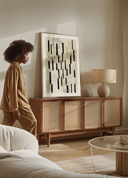 Poster di linee minimali