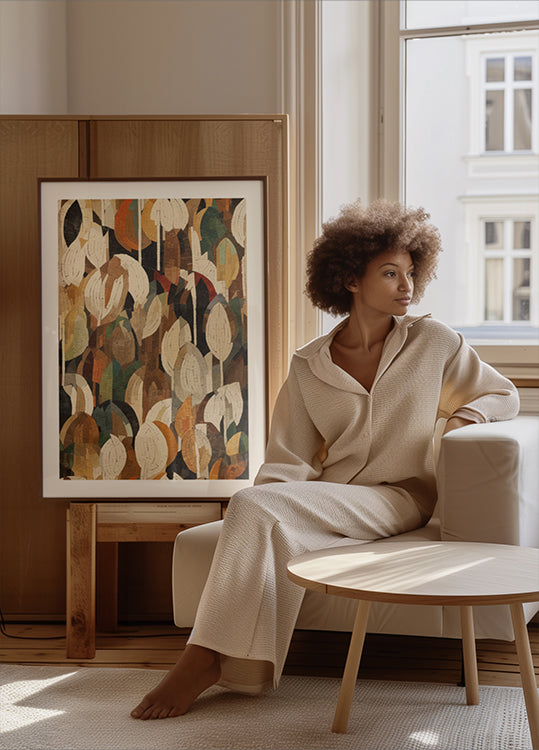 Poster di vivacità della foresta in mosaico