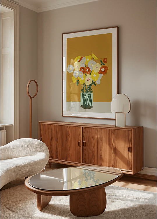 Poster di vaso di fiori