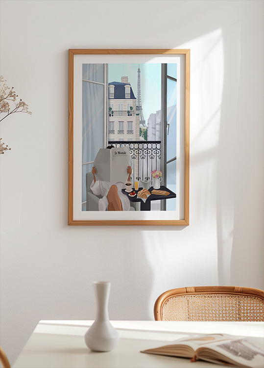 Poster del balcone di Parigi