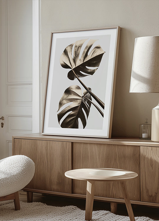 Poster Monstera Oro 08