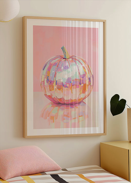 Poster di zucca iridescente