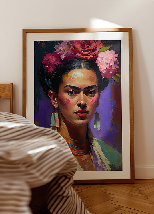 Poster di eleganza vibrante