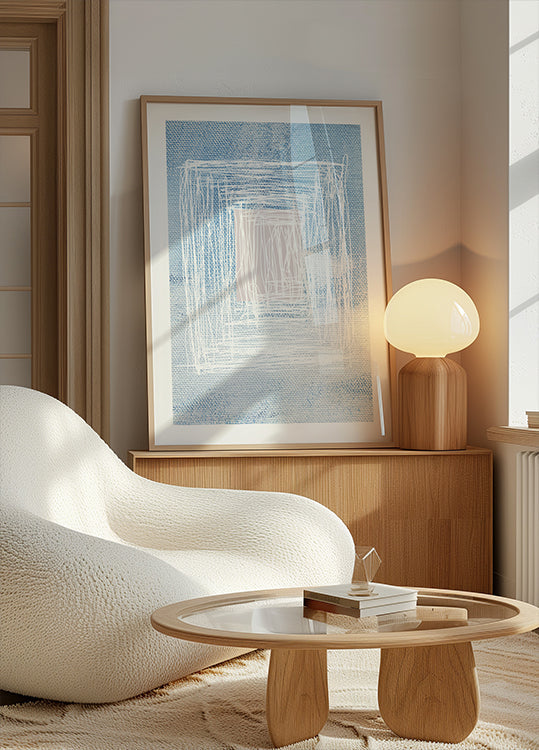 Modelli lineari bianchi con disegno geometrico