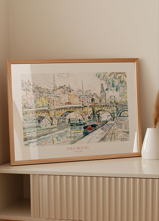 Rimorchiatore al Pont Neuf, Parigi 1923 Poster