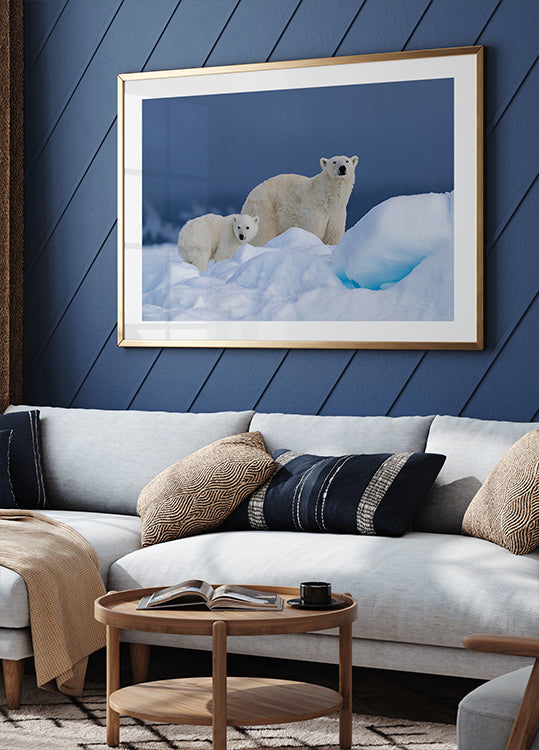 Poster di mamma e bambino