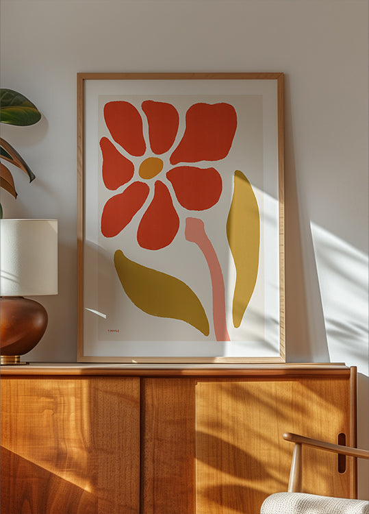 Poster di fiori di margherita