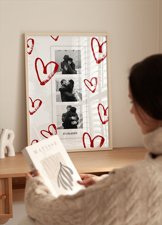 Poster con collage di foto del mio primo anno