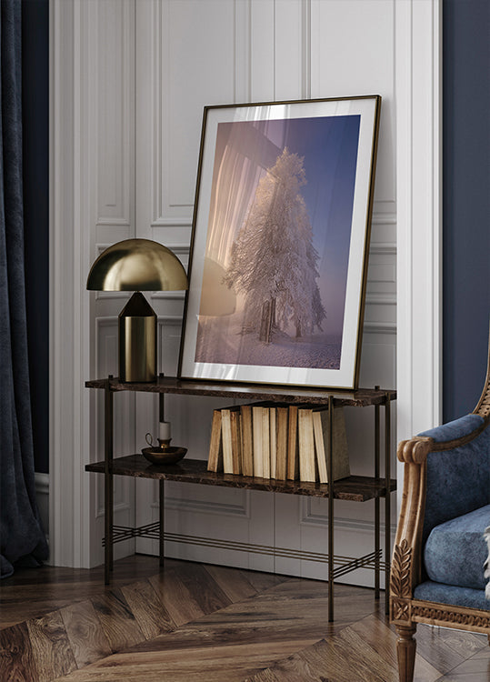 Poesia invernale nella luce del mattino Poster