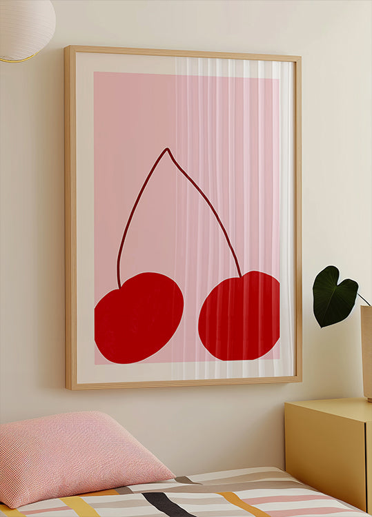 Poster di delizia del duo di ciliegie