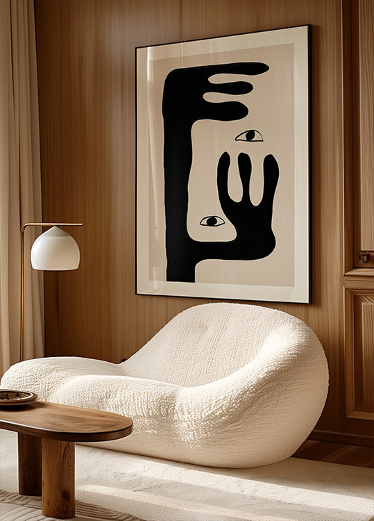 Poster di sguardo surreale