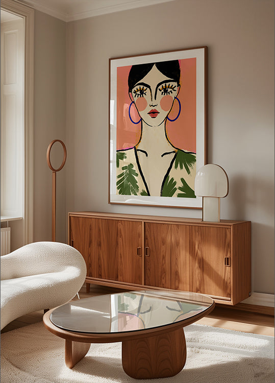 Poster di audace eleganza