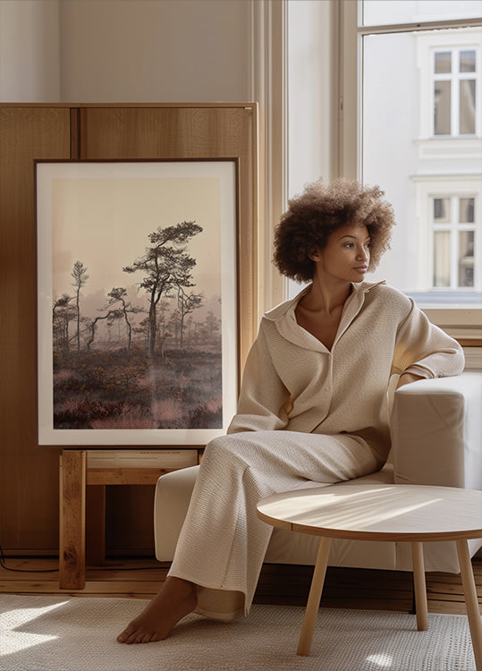 Poster di alberi scultorei