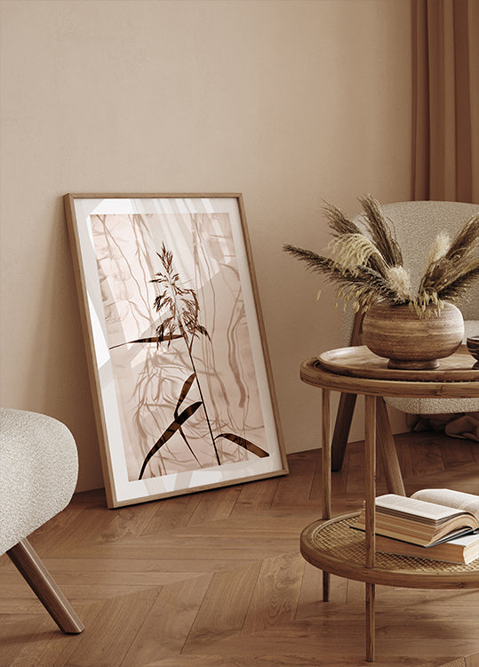 Poster di riflessione di canna