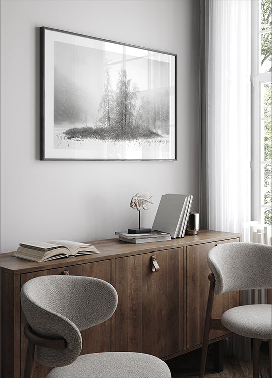 Poster Inverno in montagna