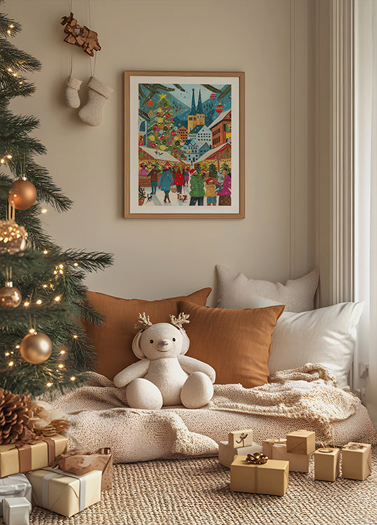 Locandina Mercatino di Natale in paese