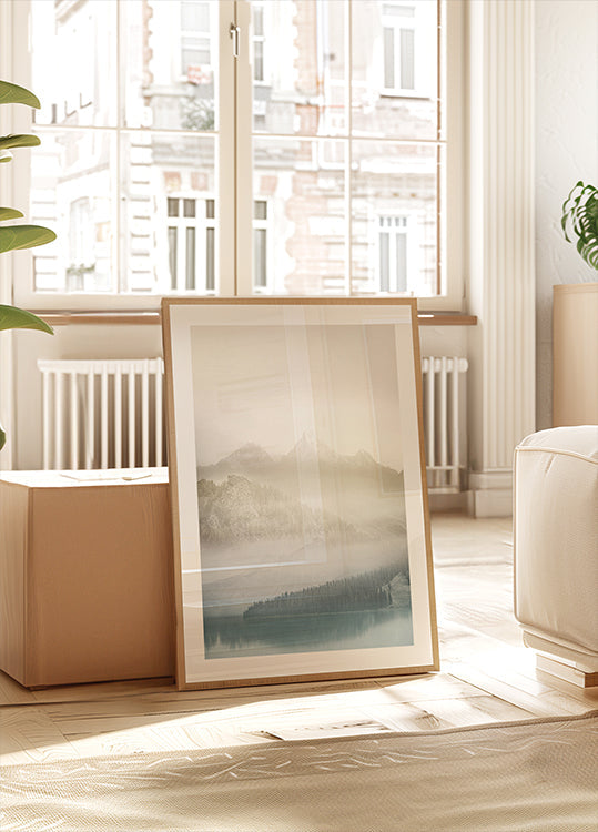 Poster Paesaggio vanigliato III