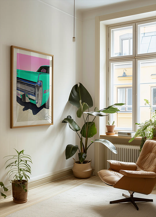 Poster imperiale 73 verde menta