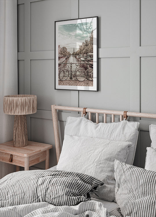 Tipica Amsterdam | Poster in stile vintage urbano