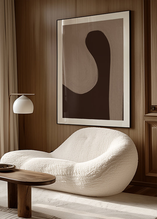 Poster di copia della tavolozza dei colori Mocha Mousse Iv