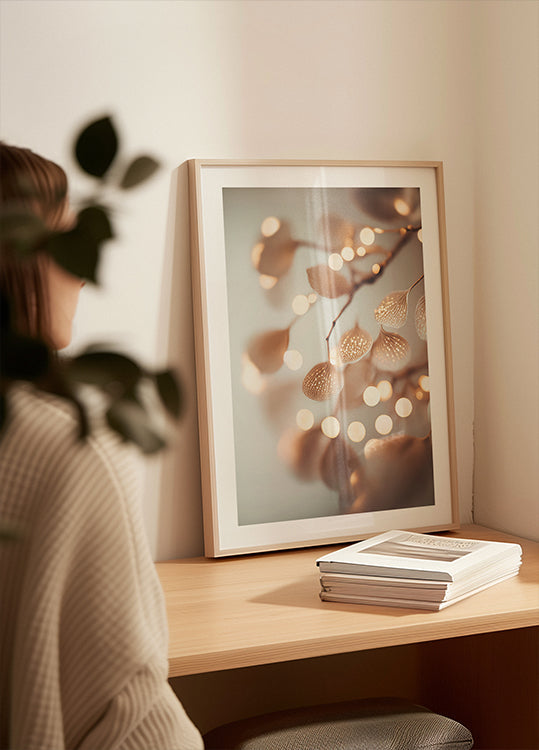 Poster di petali luminosi