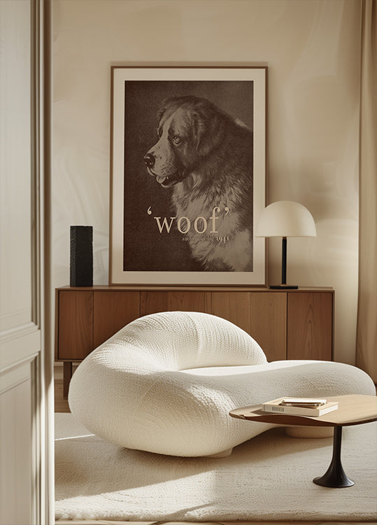 Poster di cani con citazione famosa