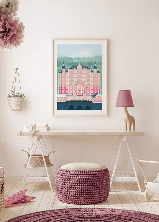 Il poster del Grand Budapest Hotel