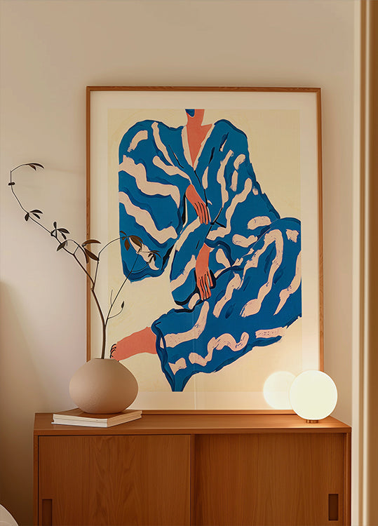 Poster con ritratto Indigoreverie