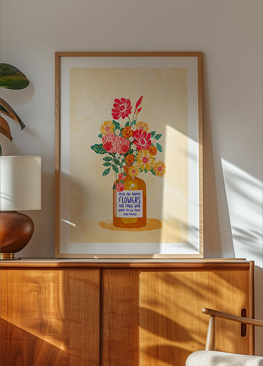 Poster di fiori sempre