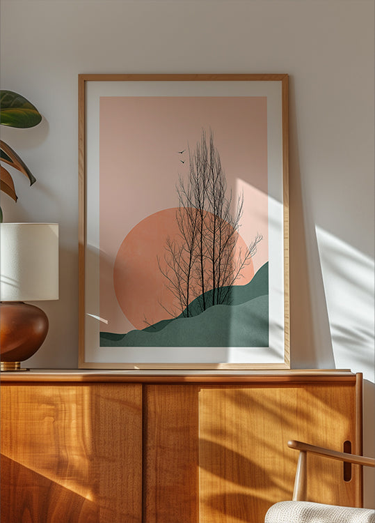 Poster di ricordi del tramonto