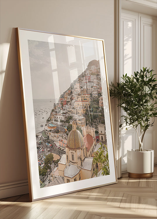 Poster della felicità di Positano