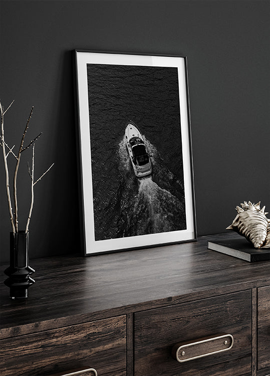 Poster monocromatico Voyage No.2