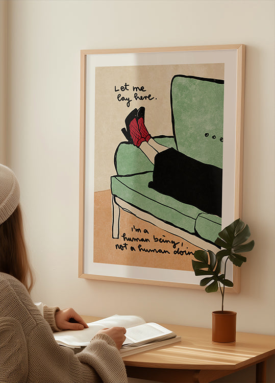 Lasciami sdraiare qui Poster