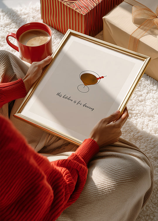 Poster della cucina di Natale