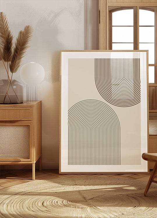 Poster di linee di arco minimali