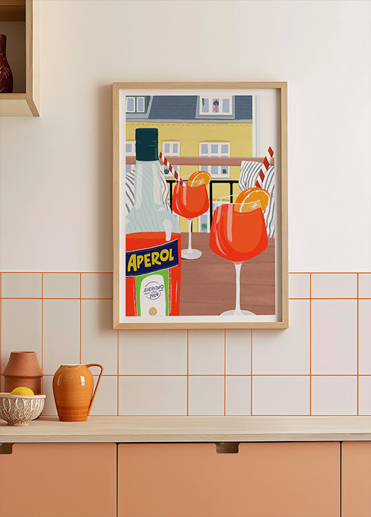 Poster "Hygge" sul balcone