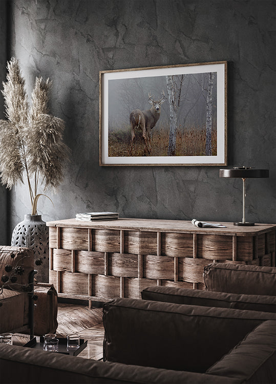 Poster di Buck dalla coda bianca - Nella nebbia autunnale