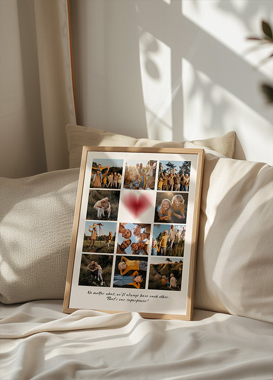 Poster con collage di foto del mio primo anno